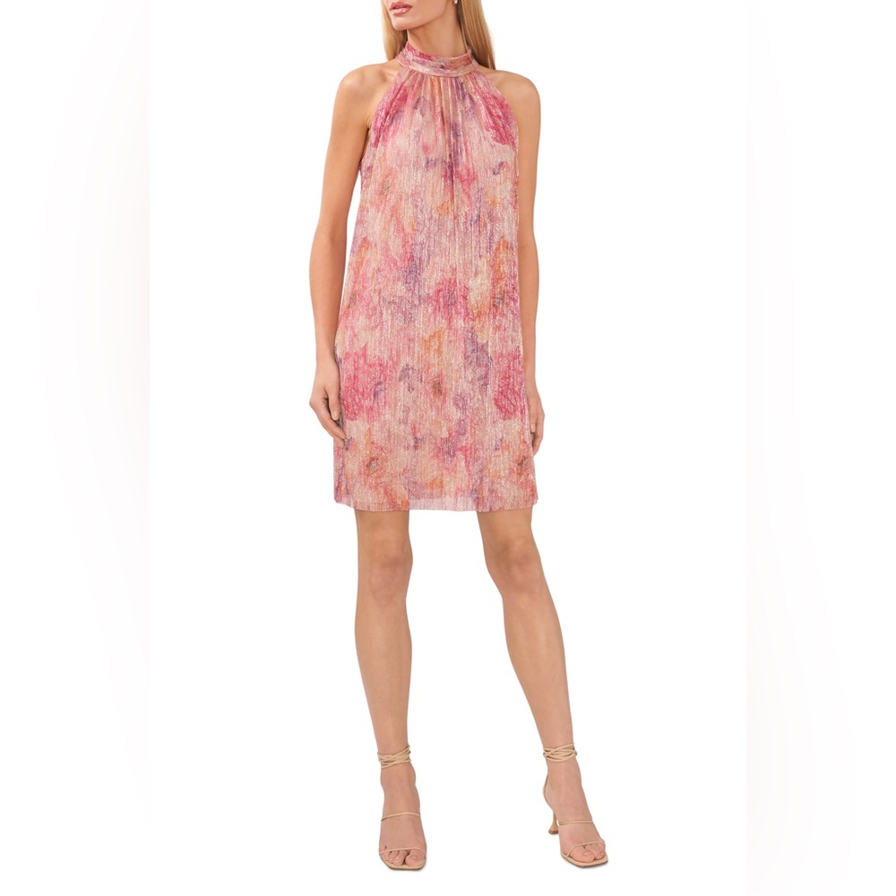 HALOGEN metallic shift dress